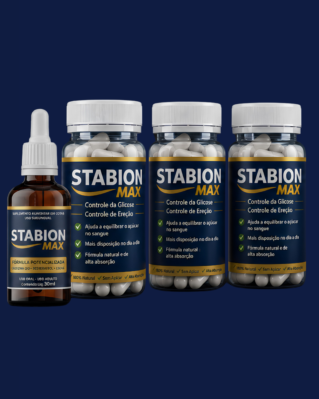 Tratamento de 3 Meses - Stabion Max